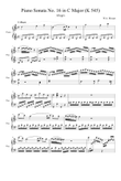 Sonata No.16 Movement 1 K.545 - Wolfgang Amadeus Mozart