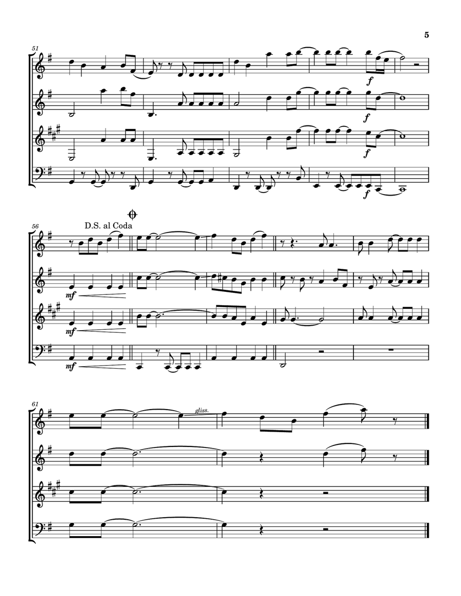 Celebrate Happy Woodwind Quartet scores gallery preview page 6
