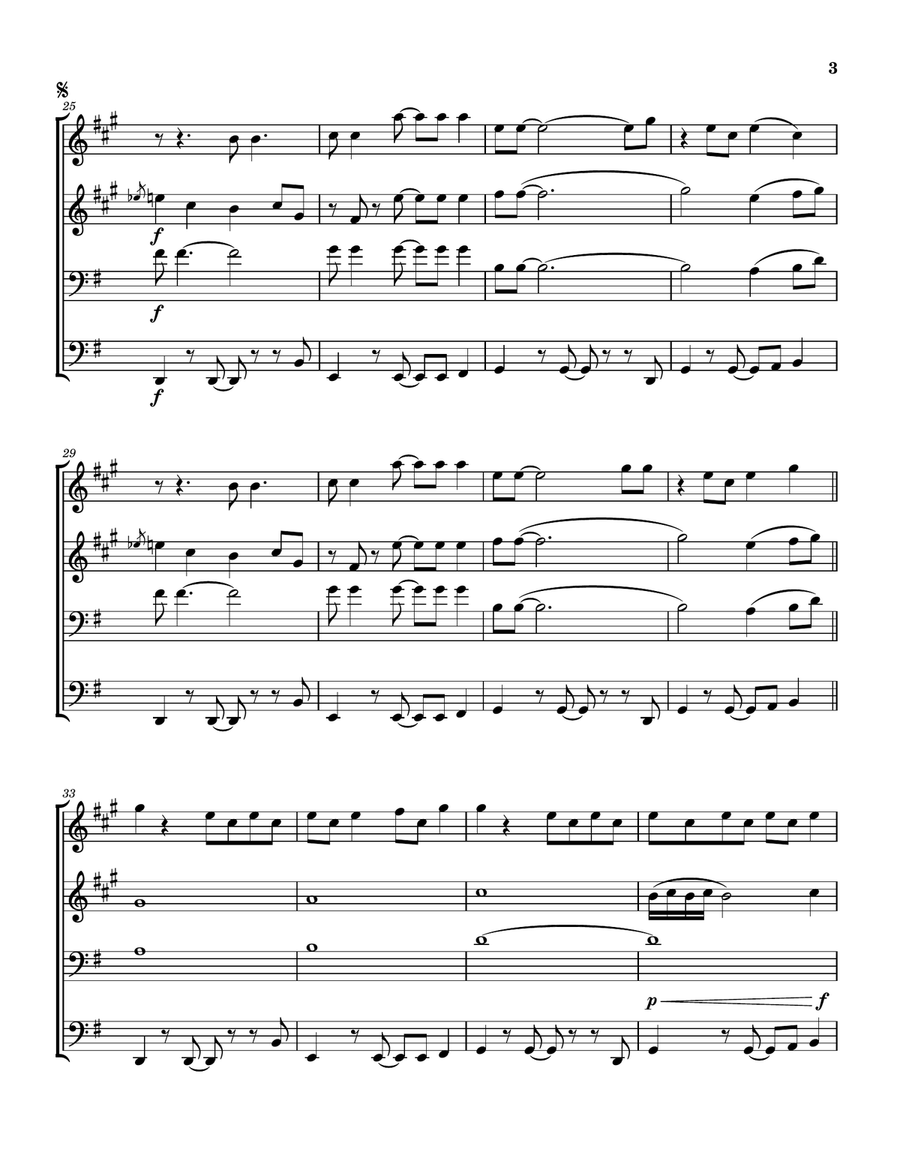 Celebrate Happy Brass Quartet scores gallery preview page 4