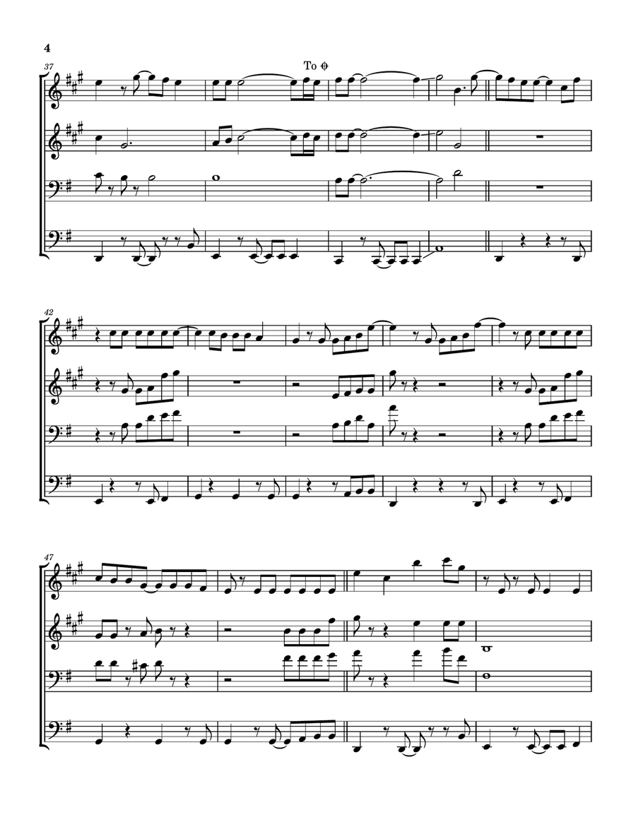 Celebrate Happy Brass Quartet scores gallery preview page 5