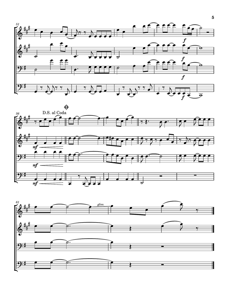 Celebrate Happy Brass Quartet scores gallery preview page 6