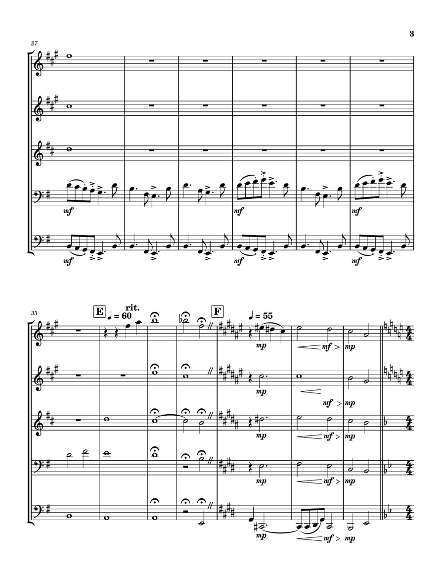Brass Quintet 1 Brass Quintet scores gallery preview page 3