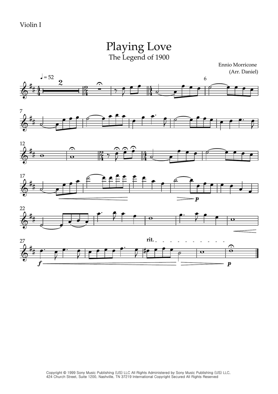 Playing Love String Quartet scores gallery preview page 3