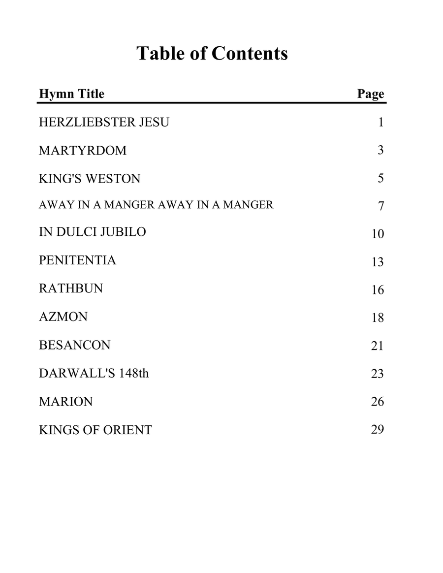 Sacred Organ Hymns for All Seasons Organ Solo scores gallery preview page 3