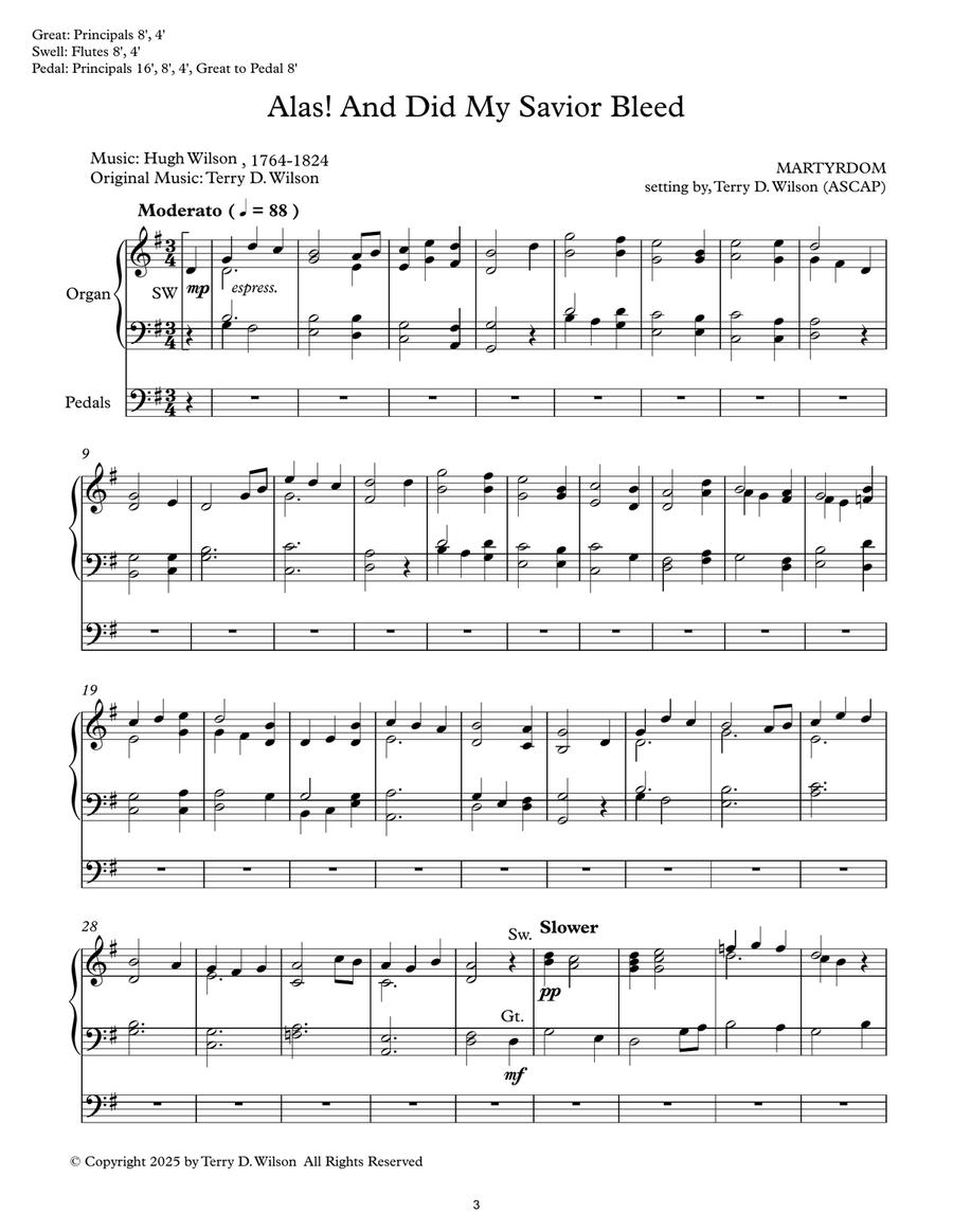 Sacred Organ Hymns for All Seasons Organ Solo scores gallery preview page 6