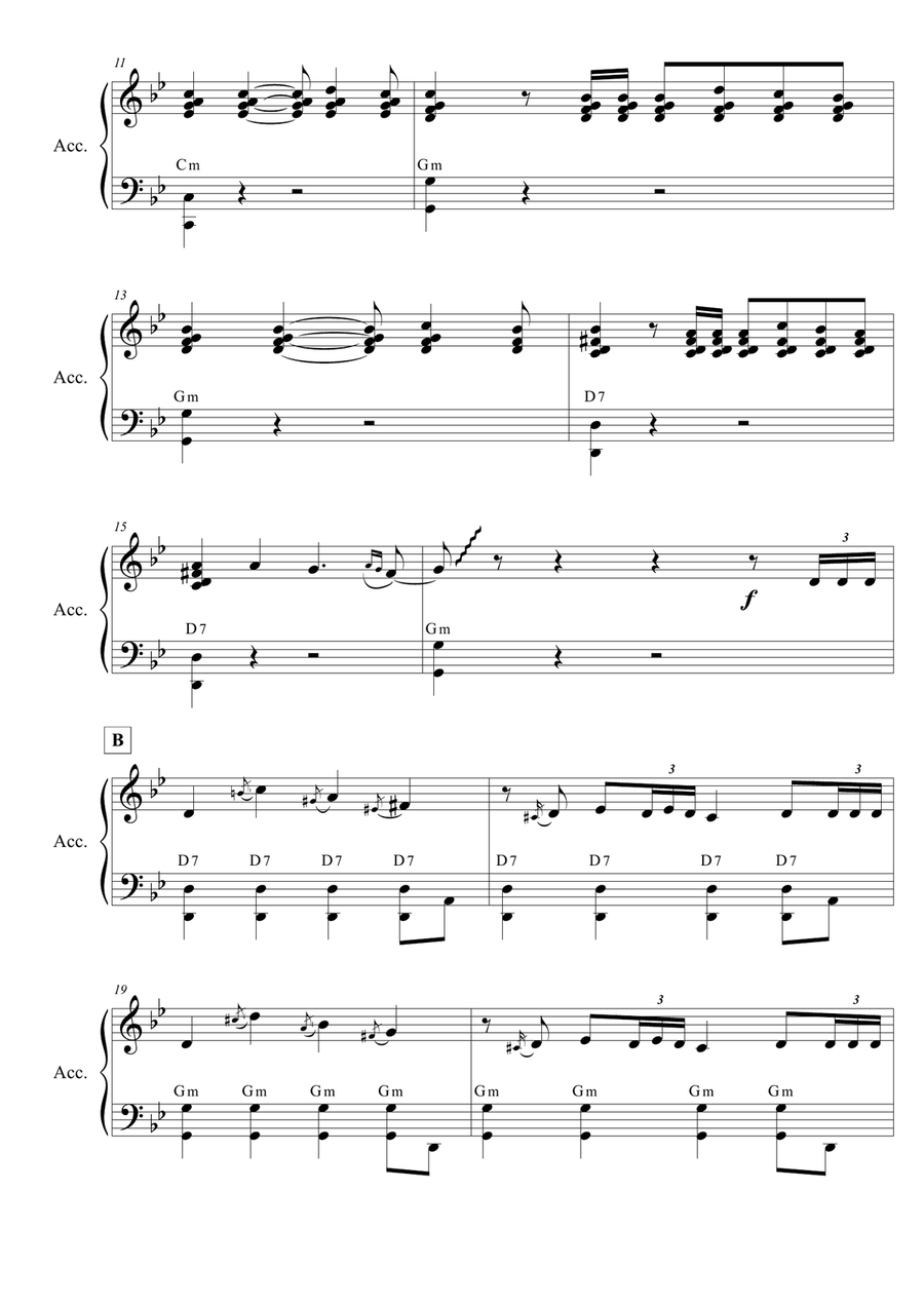La Cumparsita (SOLO accordion PRO) Accordion scores gallery preview page 2