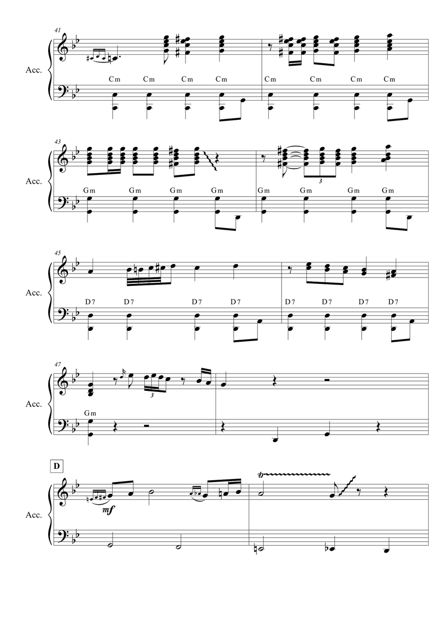 La Cumparsita (SOLO accordion PRO) Accordion scores gallery preview page 5