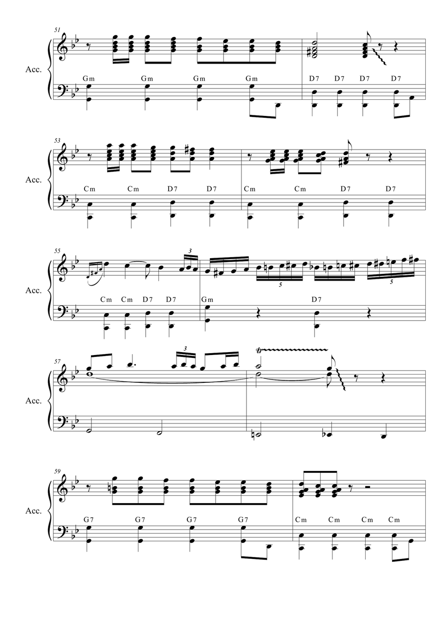La Cumparsita (SOLO accordion PRO) Accordion scores gallery preview page 6