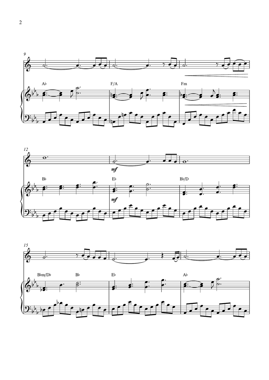 Non, Je Ne Regrette Rien Non, Je Ne Regrette Rien Alto Saxophone scores gallery preview page 2