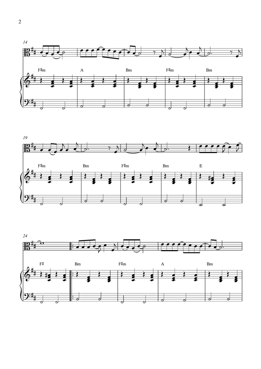 Times Like These Times Like These Viola scores gallery preview page 2