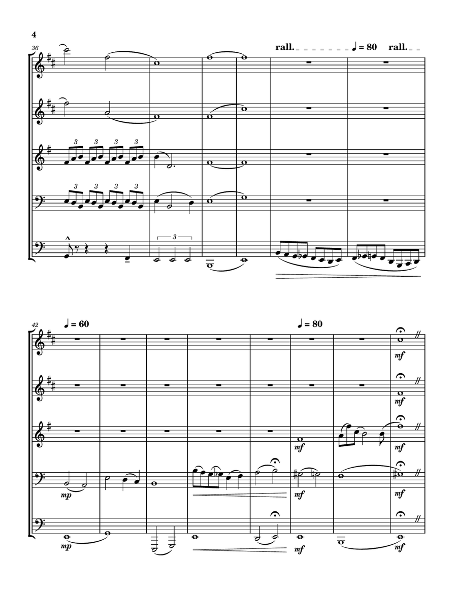 Brass Quintet 2 Brass Quintet scores gallery preview page 4