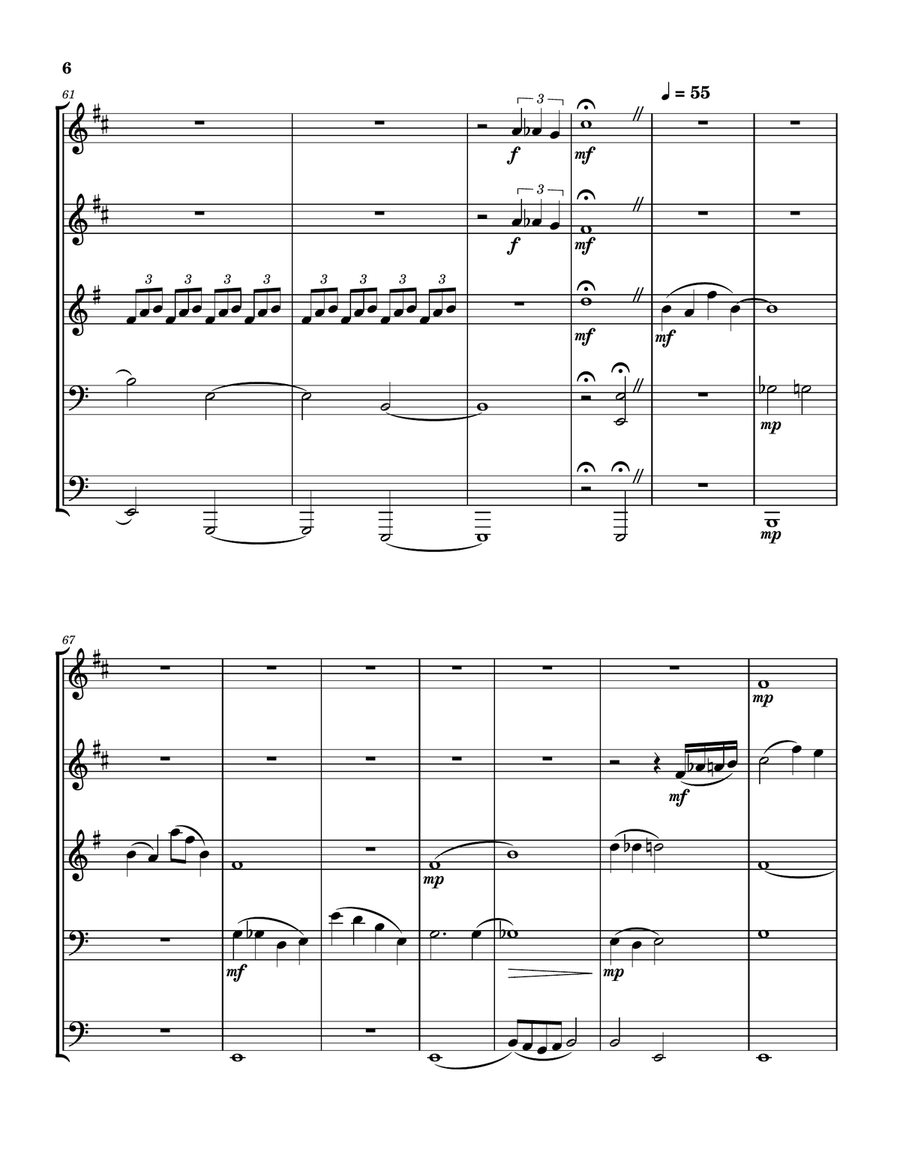 Brass Quintet 2 Brass Quintet scores gallery preview page 6