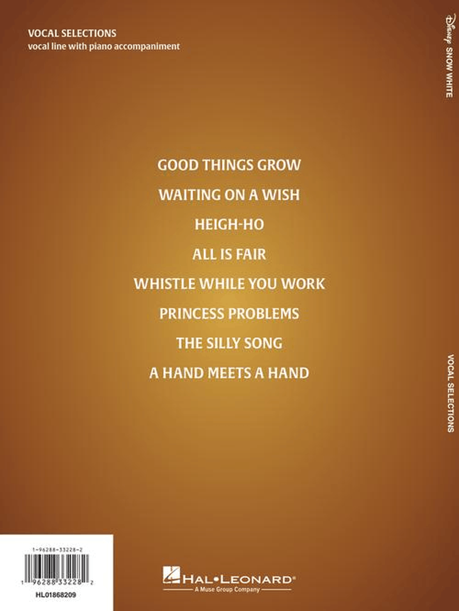 Snow White Snow White Piano, Vocal, Guitar scores gallery preview page 8