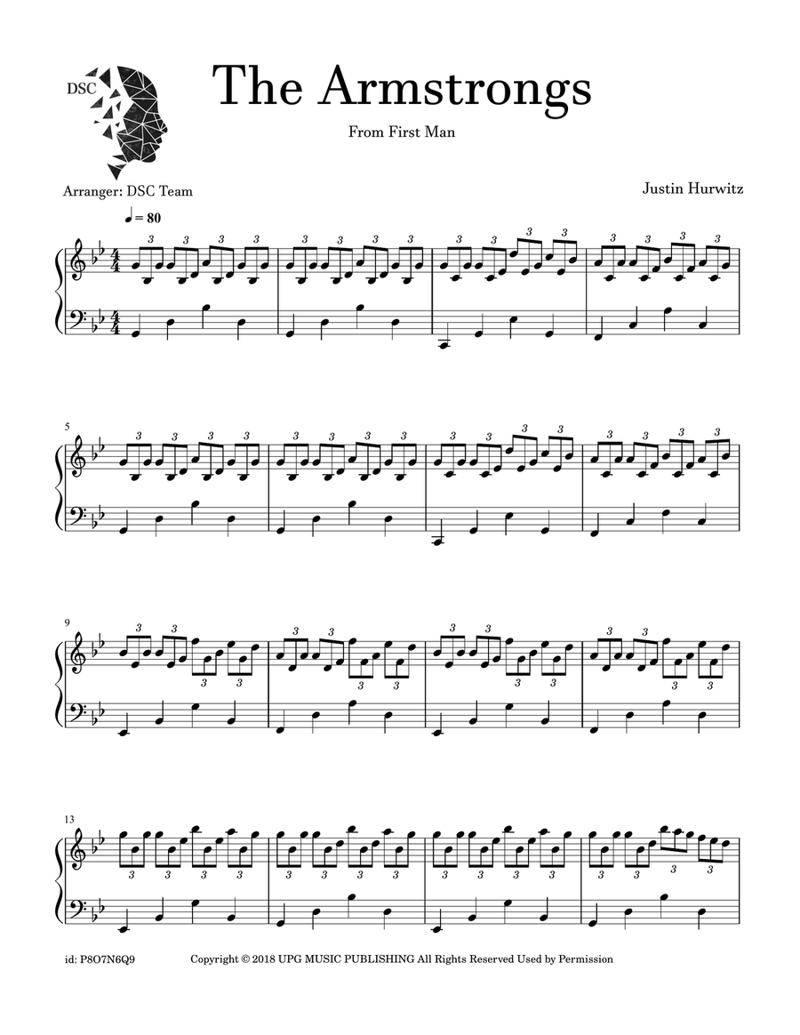 The Armstrongs The Armstrongs Piano Solo scores gallery preview page 1