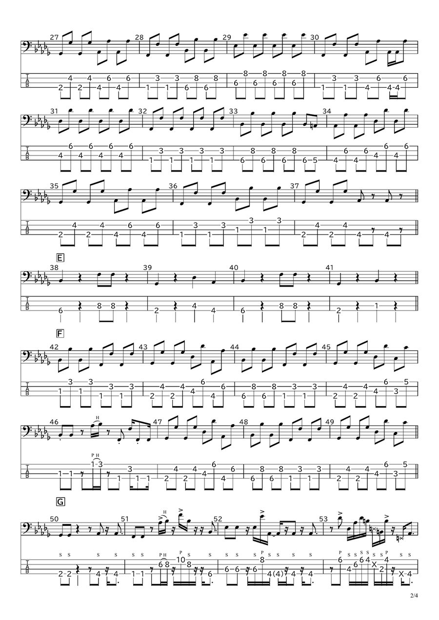 Haruka Acoustic Guitar scores gallery preview page 2