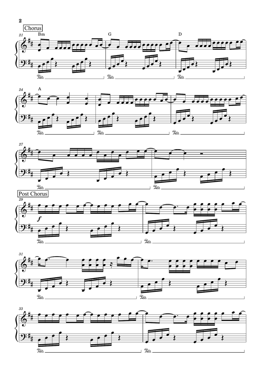 Despacito Easy Piano scores gallery preview page 2