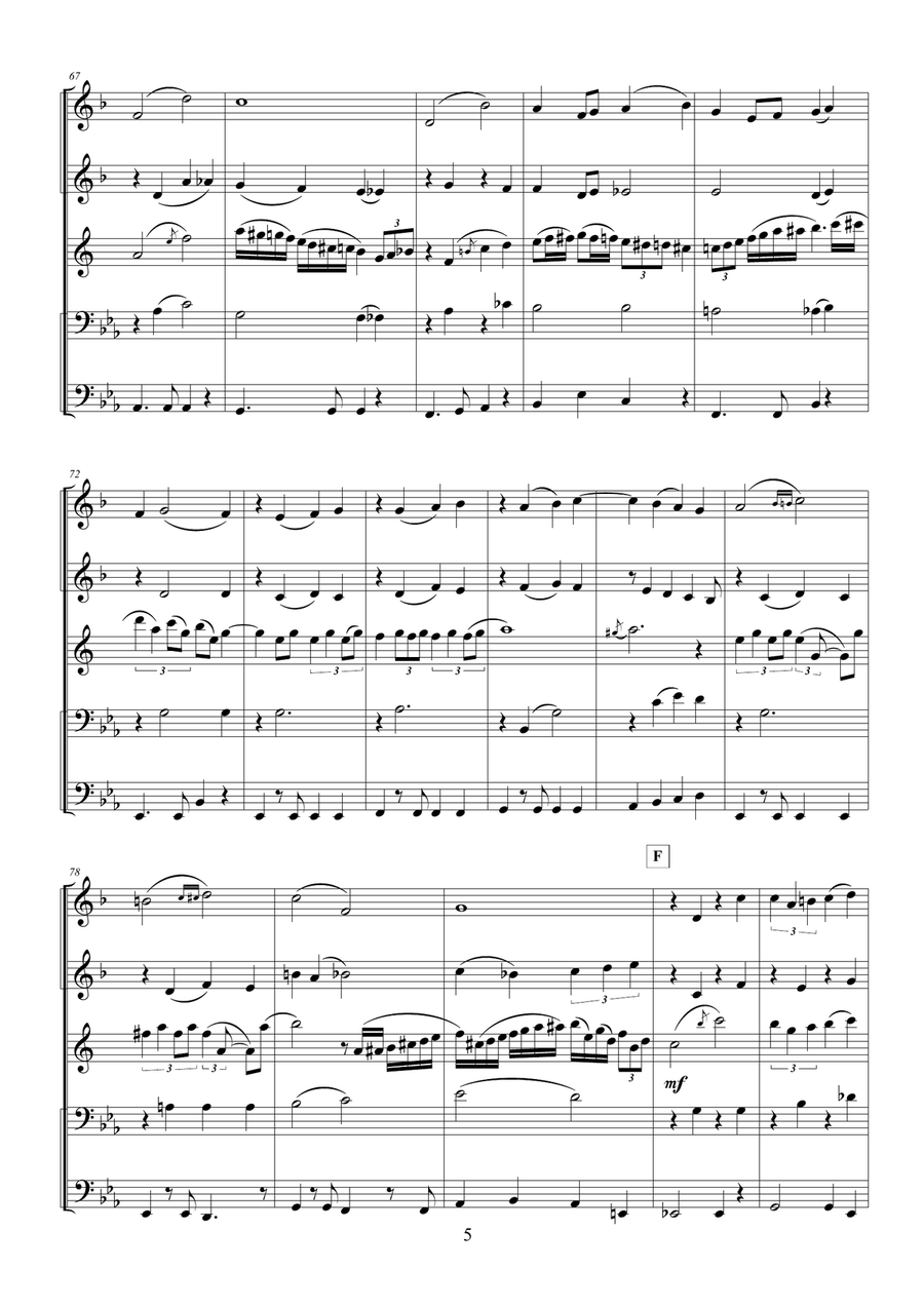 OVER THE RAINBOW OVER THE RAINBOW Small Ensemble scores gallery preview page 5