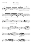 Ave Maria - Clarinet in Eb Solo