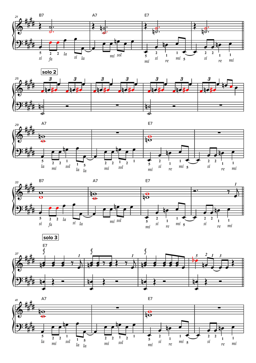 What I say niveau 1 What I say niveau 1 Easy Piano scores gallery preview page 2