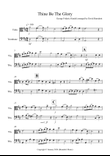 Thine Be The Glory for Viola and Trombone Duet