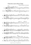Christ The Lord is Risen Today for Viola and Trombone Duet