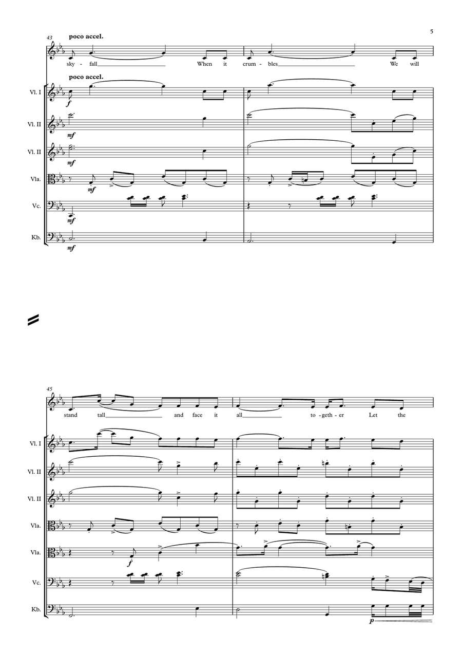 Skyfall Skyfall Small Ensemble scores gallery preview page 5