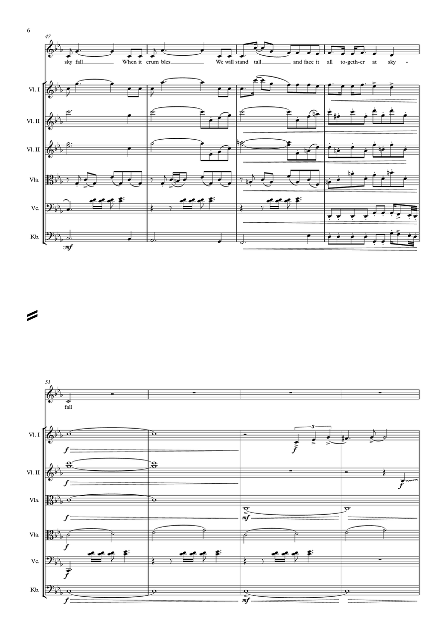 Skyfall Skyfall Small Ensemble scores gallery preview page 6