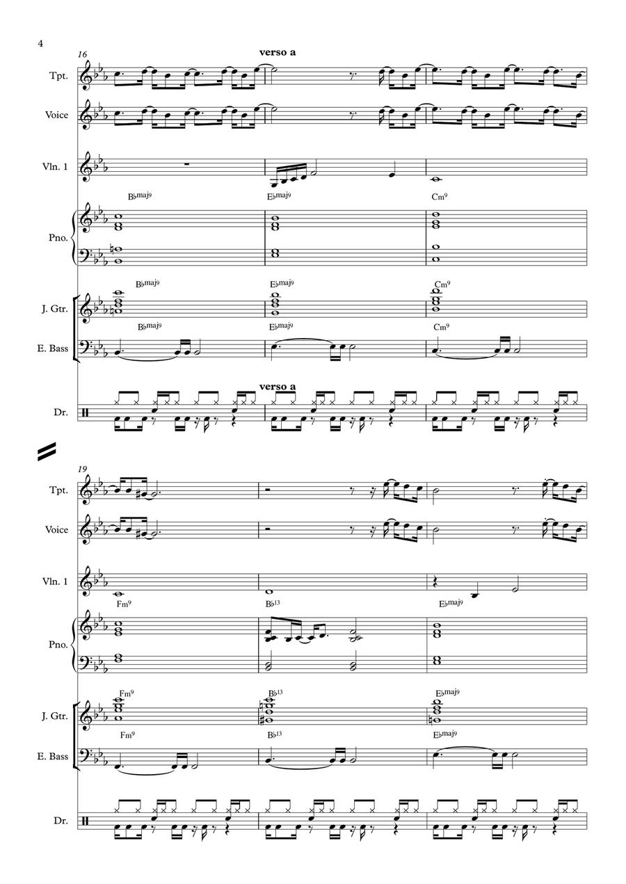 Overjoyed Overjoyed Jazz Ensemble scores gallery preview page 4