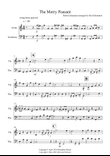 The Merry Peasant (Jazzy Style!) for Violin and Trombone Duet