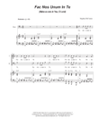 Fac Nos Unum In Te (Vocal solo with 2-part choir - (TB)