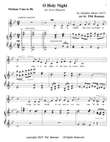 O Holy Night - voice and piano, medium voice in Bb