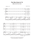 Fac Nos Unum In Te (Vocal solo with SAB)