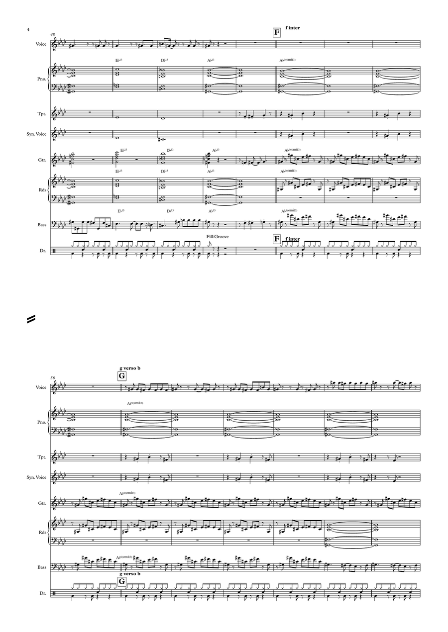 Faith Faith Jazz Ensemble scores gallery preview page 4