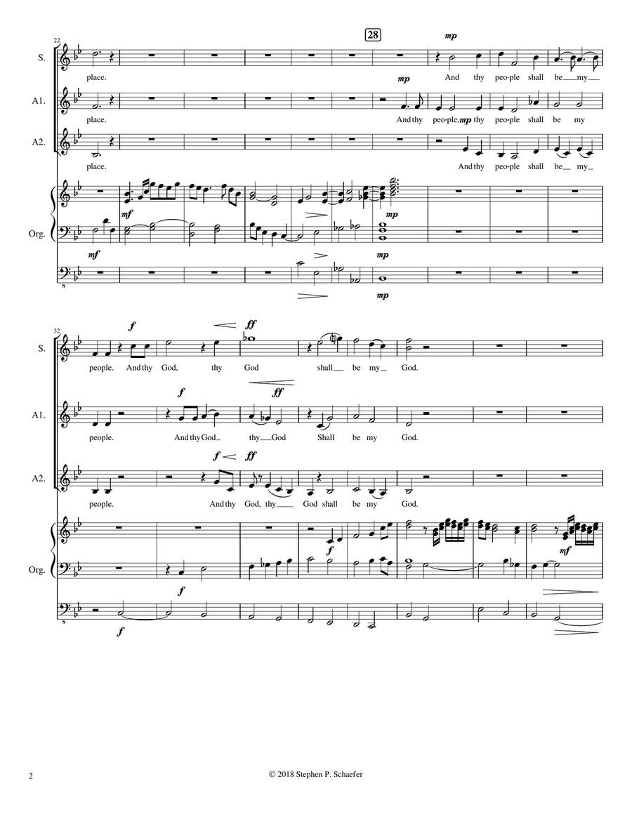 Song of Ruth Song of Ruth Women's Choir scores gallery preview page 2