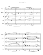 Hymn Medley No. 9 (Brass Quintet) Brass Quintet scores gallery preview page 3