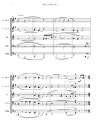 Hymn Medley No. 9 (Brass Quintet) Brass Quintet scores gallery preview page 4