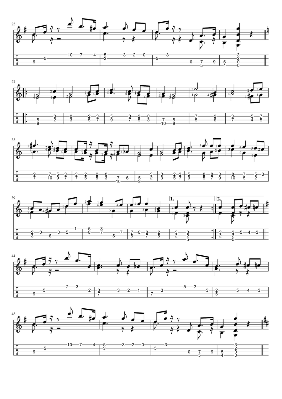 Doux songe Doux songe Mandolin scores gallery preview page 2