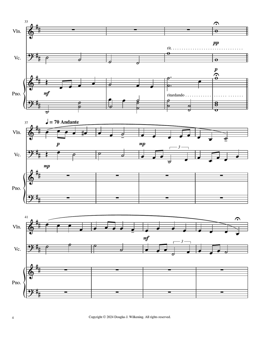 Sailing To Newbury Sailing To Newbury Piano Trio scores gallery preview page 4