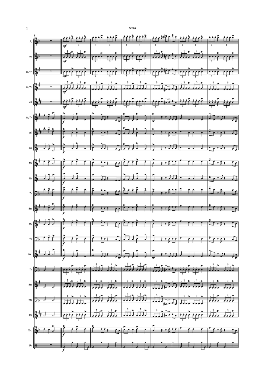 Alles Aus Liebe Alles Aus Liebe Concert Band scores gallery preview page 2