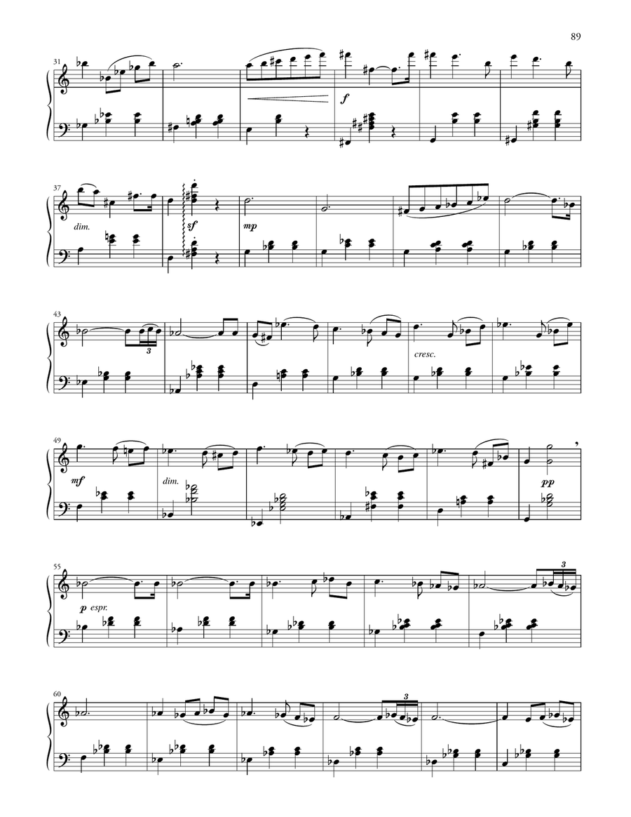 Waltz #3 (For Lola) Waltz #3 (For Lola) Piano Solo scores gallery preview page 2