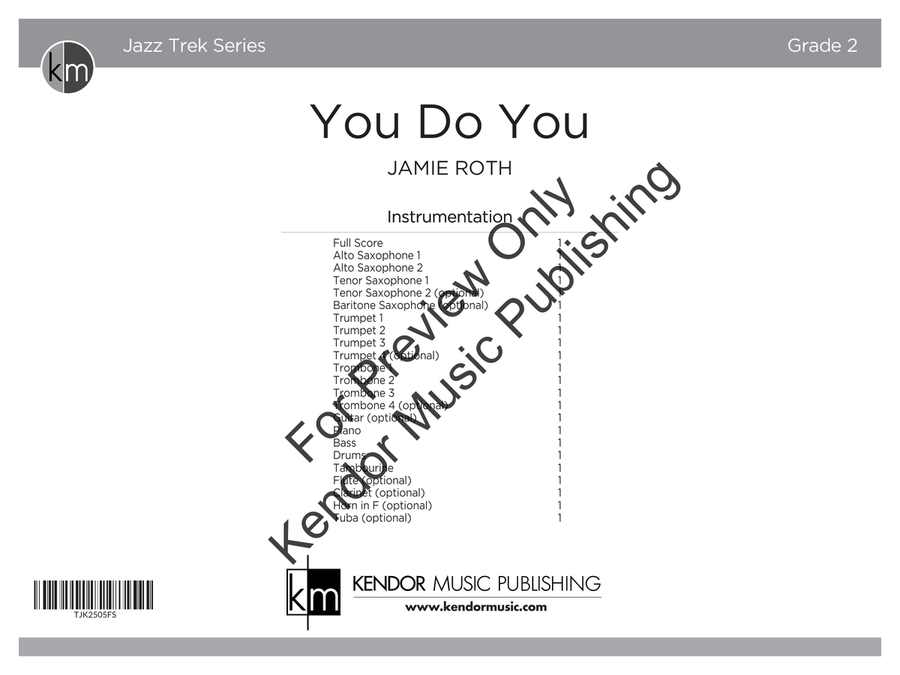 You Do You Jazz Ensemble - Sheet Music page 2