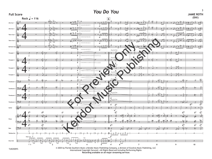 You Do You (Score) Jazz Ensemble - Sheet Music page 4