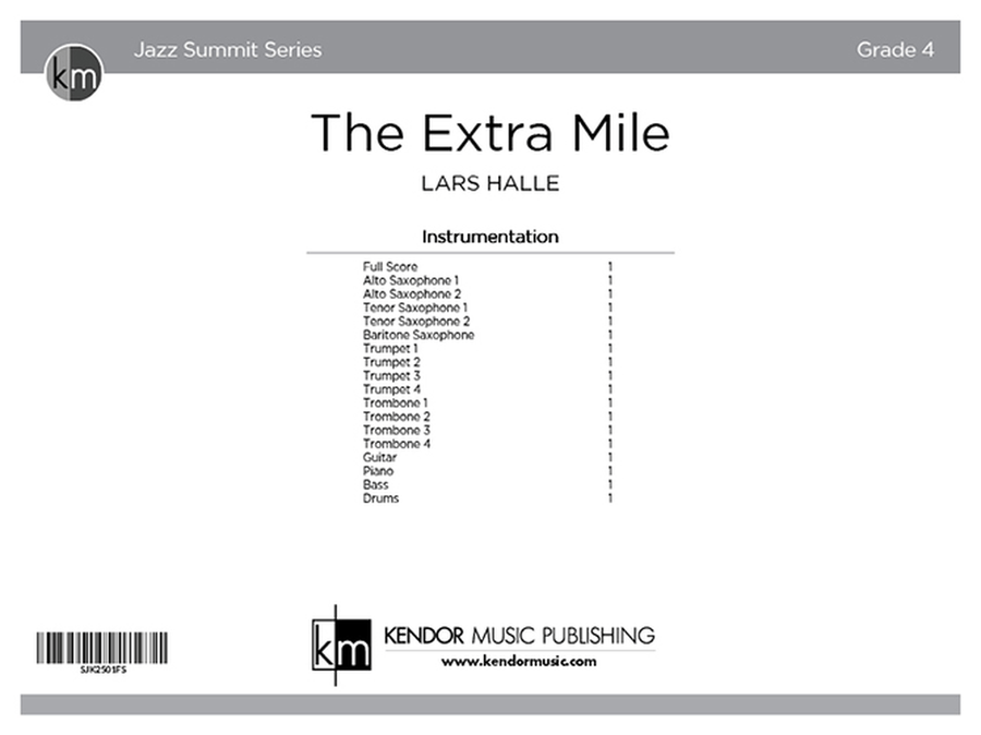 The Extra Mile (Score) The Extra Mile (Score) Jazz Ensemble scores gallery preview page 1