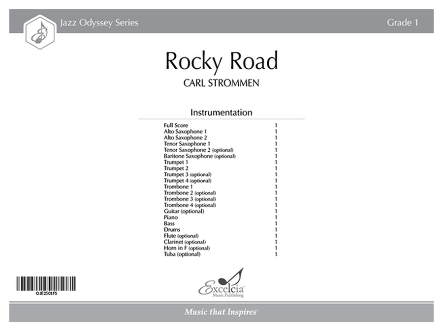 Rocky Road (Score) Rocky Road (Score) Jazz Ensemble scores gallery preview page 1