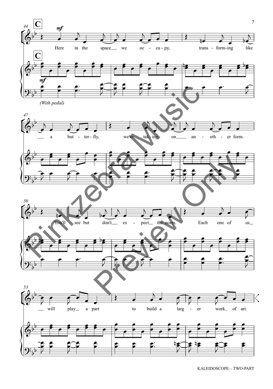 Kaleidoscope (Two-Part) Kaleidoscope (Two-Part) 2-Part scores gallery preview page 8