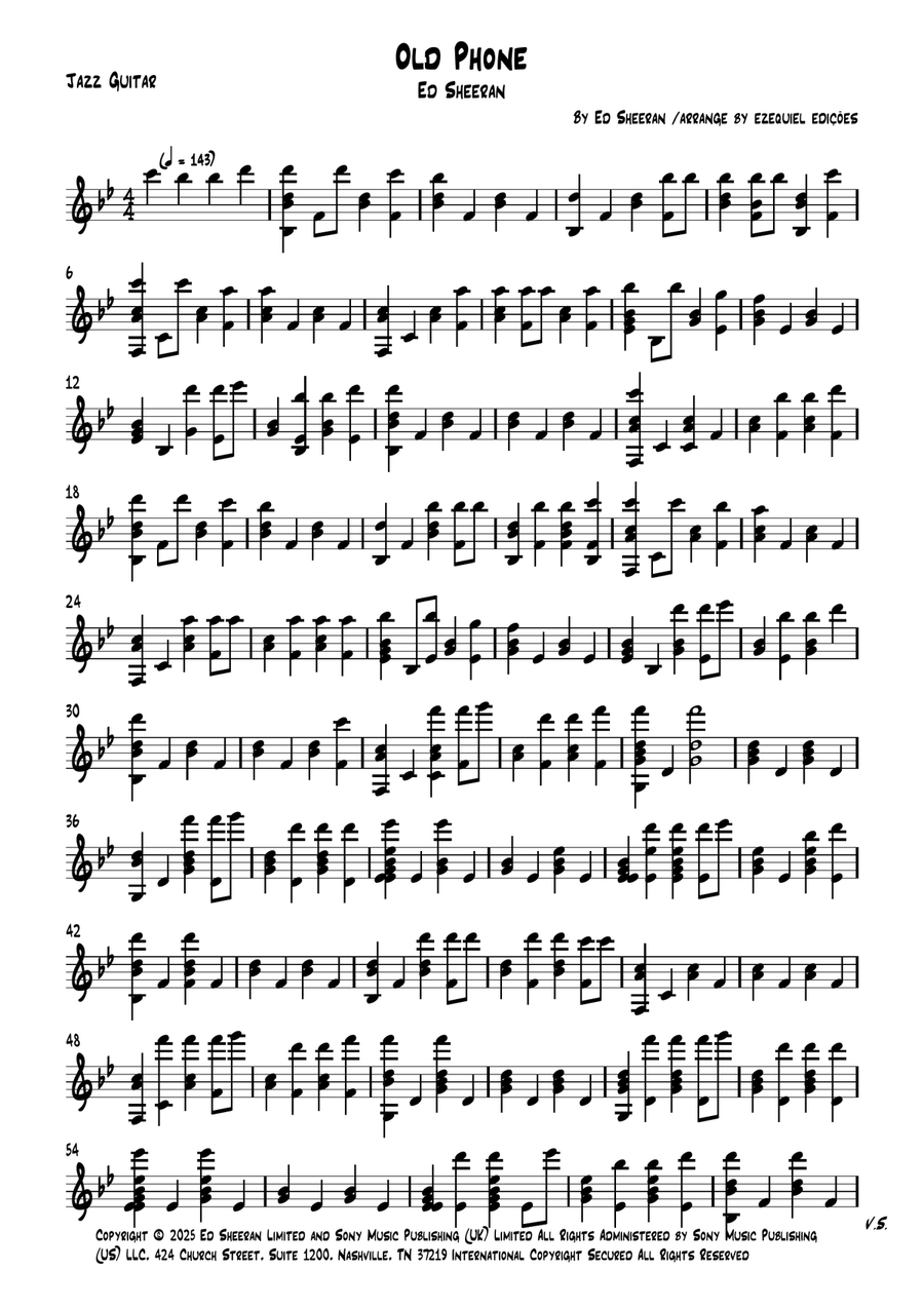 Old Phone Old Phone Acoustic Guitar scores gallery preview page 4