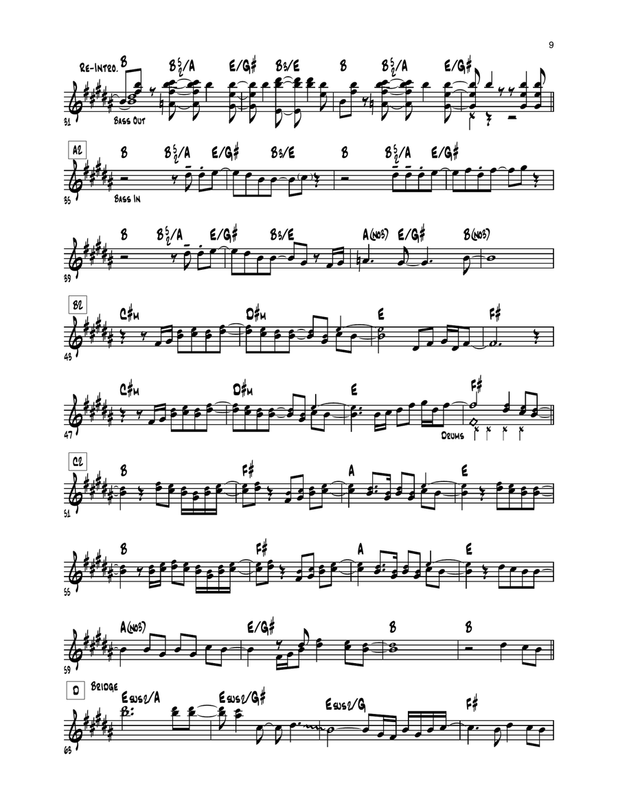 Come As You Are Come As You Are Alto Saxophone scores gallery preview page 2