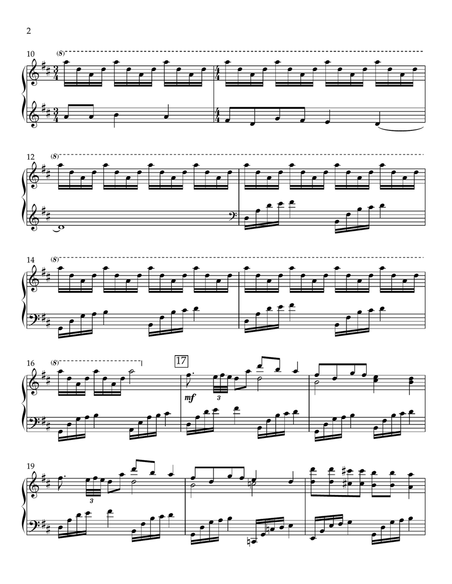 En El Frío Invernal (Cold December Flies Away) (LO DESEMBRE CONGELAT) - new age piano Piano Solo scores gallery preview page 2