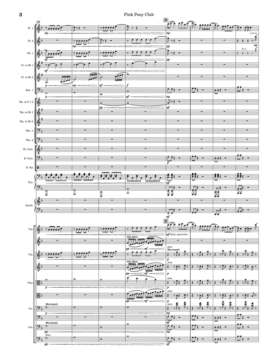 Pink Pony Club Pink Pony Club Full Orchestra scores gallery preview page 5