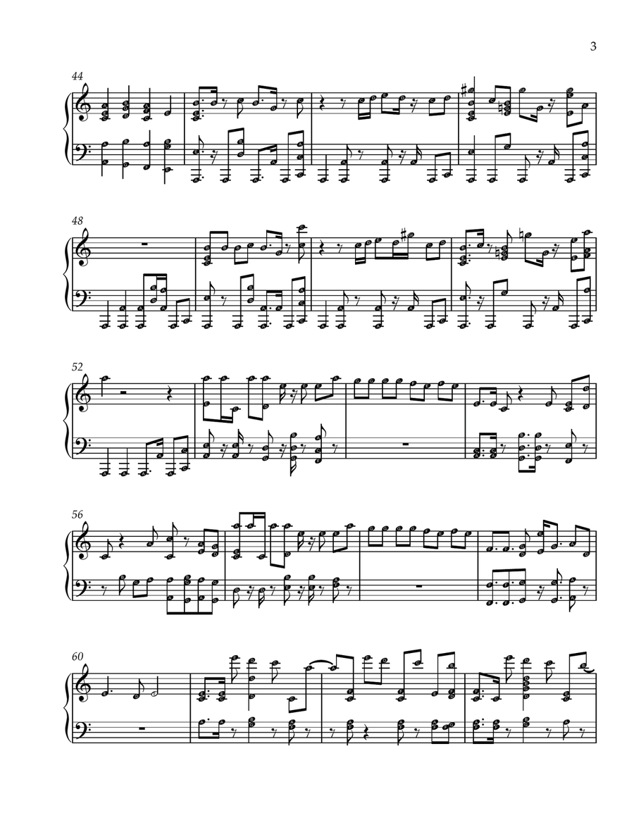 Love Again Love Again Easy Piano scores gallery preview page 3